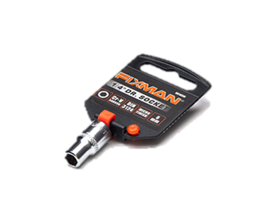 Dado hexagonal 1/4" 10mm Fixman