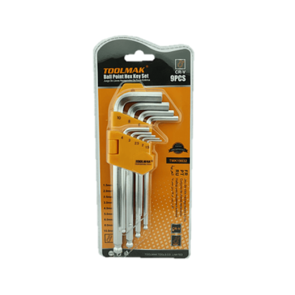 Jgo llaves allen hexagonal 1,5-10mm Toolmak