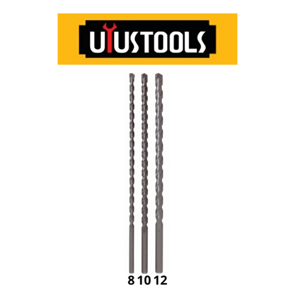 SET 3 - BROCA LARGA CONCRETO 300 (8-10-12mm) UYUSTOOLS