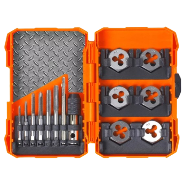 Juego de Machos y Terrajas Metricos 13pzs TACTIX