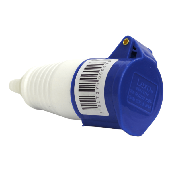 Enchufe Hembra Volante 16A 220V Ip44 2P+T LEXO