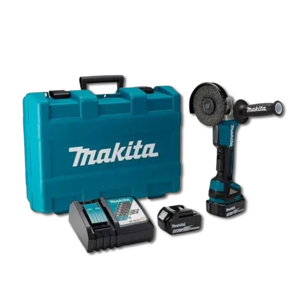Kit Esmeril Inalambrico Makita 4.1/2' 2bat 3ah + 1 cargador (DGA454RFE-1)