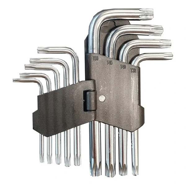 Juego De Llaves Torx Largas, 9 Piezas T10 a T50, Uyustools