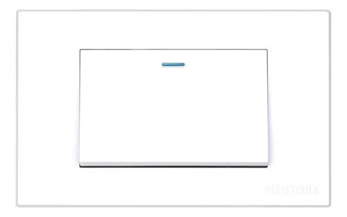Interruptor Simple 16A amp PCblanca Uyustools