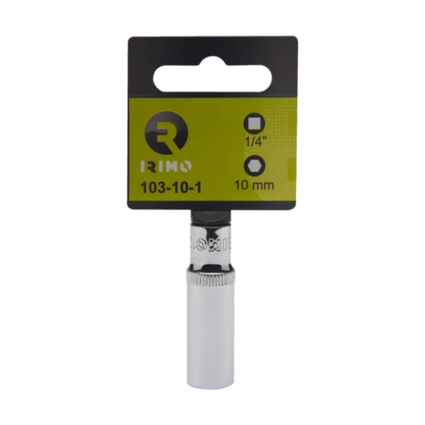 Dado Largo Hexagonal Milimétrico 1/4" x 9mm Irimo