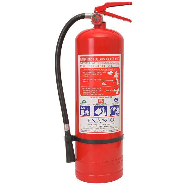 Extintor PQS ABC 6kg Exanco