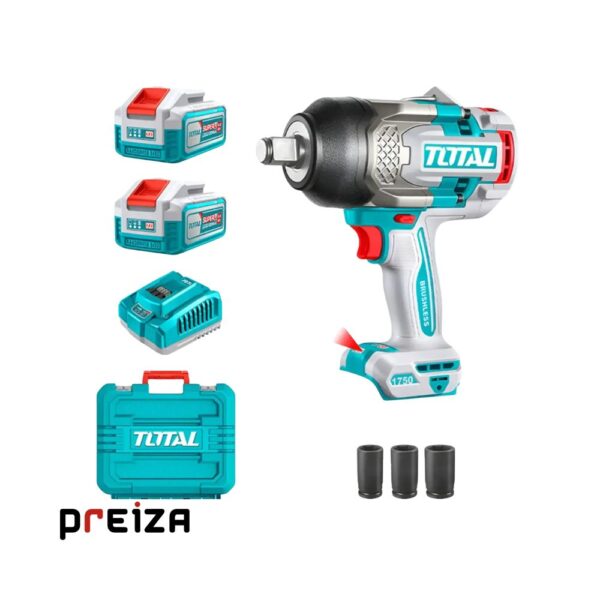 Llave de Impacto Total 20V 1750 Nm | Motor Brushless | TIWLI20175